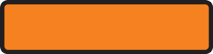 Binder/Chart Label Paper Removable 5 3/8" x 1 3/8" Orange 200 per Roll