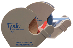 Plastic Hand-Held Tape/Label Dispenser, Holds a Variety of Tape/Label Products Up to 1-1/8". Size 1-7/8" W X 3-1/5" H X 4-1/2" D  1 Each