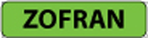 Label Paper Removable Zofran, 1" Core, 1 1/4" x 5/16", Fl. Green, 760 per Roll