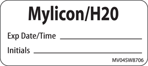 Label Paper Removable Mylicon/h20 Exp, 1" Core, 2 1/4" x 1", White, 420 per Roll