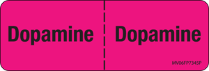 Label Paper Permanent Dopamine Ã¢¦ Dopamine 1" Core 2 15/16"x1 Fl. Pink 333 per Roll