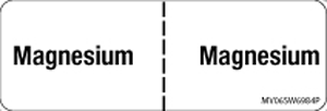 Label Paper Permanent Magnesium, 1" Core, 2 15/16" x 1", White, 333 per Roll