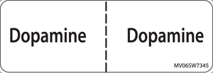 Label Paper Removable Dopamine, 1" Core, 2 15/16" x 1", White, 333 per Roll
