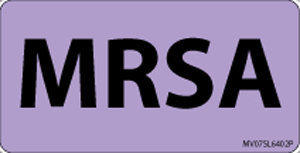 Label Paper Permanent MRSA, 1" Core, 2 15/16" x 1", 1/2", Lavender, 333 per Roll