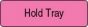 Label Paper Permanent Hold Tray, 1 1/4" x 3/8", Fl. Pink, 1000 per Roll