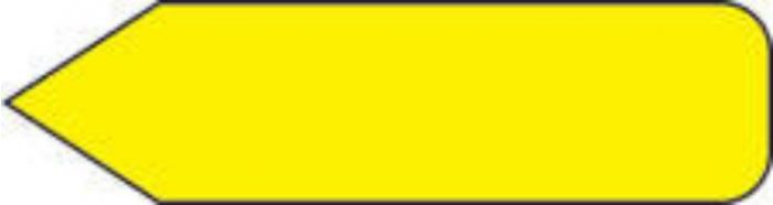 Spee-D-Point™ Flags & Tags Mini Solid Fluorescent Yellow Removable 5/16" x 1-3/16", 300 per Pack