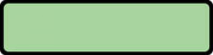Binder/Chart Label Paper Removable 5 3/8" x 1 3/8" Mint Green 500 per Roll