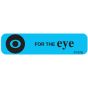 Communication Label (Paper, Permanent) For The Eye 1 9/16" x 3/8" Blue - 500 per Roll, 2 Rolls per Box