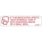 Communication Label (Paper, Permanent) If This Medication 1 9/16" x 3/8" White - 500 per Roll, 2 Rolls per Box