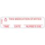 Communication Label (Paper, Permanent) This Medication 1 9/16" x 3/8" White - 500 per Roll, 2 Rolls per Box