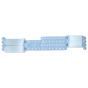 Speedi-Print® Imprinter Wristband Vinyl x 9-1/4" L x 1" H (Adult) 6 -1/2" L x 3/4" H (Infant) Light Blue, 400 per Box