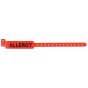 "SENTRY ALERT WRISTBAND POLY ""ALLERGY"" PRE-PRINTED, STATE STANDARDIZATION 1""X11 1/2 ADULT RED - 500 PER BOX - Extra large text provides clarification to clinicians (assisting in dim light conditions or for those who are color blind)  "