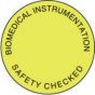 Label Paper Permanent Biomedical Instrument  Fl. Yellow 1000 per Roll