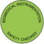 Label Paper Permanent Biomedical Instrument  Fl. Green 1000 per Roll