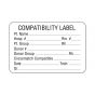 Lab Communication Label (Paper, Permanent) Compatibility Label 3"x2 White - 500 per Roll