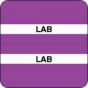 Chart Tab Paper Lab Lab 1 1/2" x 1 1/2" Purple 100 per Roll