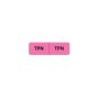 IV Label Paper Permanent TPN TPN 1 1/2" Core 2 7/8"x7/8" Fl. Pink 1000 per Roll