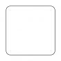 Slide Label Paper Permanent 1" Core 7/8" X 7/8" White, 1000 per Roll