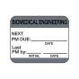 Label Self-Laminating Paper Permanent Biomedical Engineering 1" Core 1-1/4" x 1" Gray, 1000 per Roll