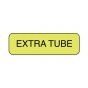 Lab Communication Label (Paper, Permanent) Extra Tube  1 1/4"x3/8" Fluorescent Yellow - 1000 per Roll