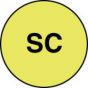 Label Paper Permanent Sc, Fl. Yellow, 1000 per Roll