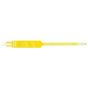 SafeGuard® Insert Wristband Trilaminate Adhesive Closure 1" x 13" Adult Yellow, 250 per Box
