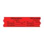 Anesthesia Tape, with Expiration Date, Time & Initial (Removable), "Vecuronium 1 mg/ml" 3/4" x 500", Fluorescent Red - 333 Imprints - 500 Inches per Roll