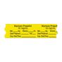 Anesthesia Tape, with Expiration Date, Time & Initial (Removable), "Diprivan Propofol 10 mg/ml" 3/4" x 500", Yellow - 333 Imprints - 500 Inches per Roll