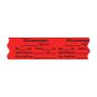 Anesthesia Tape, with Expiration Date, Time & Initial (Removable), "Rocuronium mg/ml" 3/4" x 500", Fluorescent Red - 333 Imprints - 500 Inches per Roll