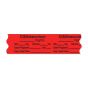 Anesthesia Tape, with Expiration Date, Time & Initial (Removable), "CisAtracurium mg/ml" 3/4" x 500", Fluorescent Red - 333 Imprints - 500 Inches per Roll