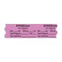 Anesthesia Tape, with Expiration Date, Time & Initial (Removable), "Ephedrine 10 mg/ml" 3/4" x 500", Violet - 333 Imprints - 500 Inches per Roll