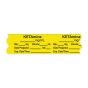 Anesthesia Tape, with Expiration Date, Time & Initial (Removable), "Ketamine mg/ml" 3/4" x 500", Yellow - 333 Imprints - 500 Inches per Roll