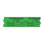 Anesthesia Tape, with Expiration Date, Time & Initial (Removable), "Glycopyrrolate 0.2 mg/ml" 3/4" x 500", Green, - 333 Imprints - 500 Inches per Roll
