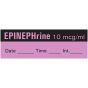 Anesthesia Tape with Date, Time, and Initial Removable Epinephrine 10 mgc/ml 1" Core 1/2" x 500" Imprints Violet 333 500 Inches per Roll