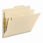 Smead® Top Tab Folder Fas# 1&3, 18pt Manila 2/5" Cut Tab In Center Position, 1 Divider 2" Expansion 11-3/4" X 10", 50 per Case