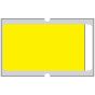Label Direct Thermal Piggyback Paper Permanent 1 5/8" Core 1 9/16"x13/16" Yellow 3000 per Roll, 6 Rolls per Box