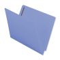 Barkley™ Match End Tab Folder Fas# 1&3 14pt Color Stock Blue Flush Front 12 1/4" x 9 1/2" 2ply - 250 per Box