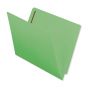 Barkley™ Match End Tab Folder Fas# 1&3 11pt Color Stock Green Flush Front 12 1/4" x 9 1/2" 2ply - 250 per Case