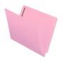 Barkley™ Match End Tab Folder Fas# 1&3 11pt Color Stock Pink Flush Front 12 1/4" x 9 1/2" 2ply - 250 per Case