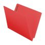 Barkley™ Match End Tab Folder Fas# 1&3 11pt Color Stock Red Flush Front 12 1/4" x 9 1/2" 2ply - 250 per Case