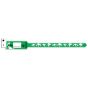 KangaBand® Write-on Wristband Poly 1"x10 1/4" Pediatric Green with Black Imprint - 250 per Box 