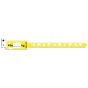 KangaBand® Write-on Wristband Poly 1"x10 1/4" Pediatric Yellow with Black Imprint - 250 per Box 