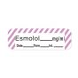Anesthesia Label with Date, Time & Initial (Paper, Permanent) Esmolol mg/ml 1 1/2" x 1/2" White with Violet - 600 per Roll
