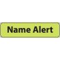 Label Paper Removable Name Alert, 1" Core, 1 1/4" x 5/16", Fl. Chartreuse, 760 per Roll