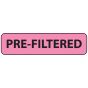 Label Paper Removable Pre-filtered, 1" Core, 1 1/4" x 5/16", Fl. Pink, 760 per Roll