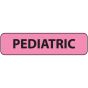 Label Paper Removable Pediatric, 1" Core, 1 1/4" x 5/16", Fl. Pink, 760 per Roll