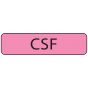 Label Paper Removable CSF, 1" Core, 1 1/4" x 5/16", Fl. Pink, 760 per Roll
