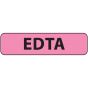 Label Paper Removable EDTA, 1" Core, 1 1/4" x 5/16", Fl. Pink, 760 per Roll