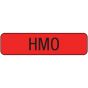 Label Paper Permanent HMO 1" Core 1 1/4" X 5/16" Fl. Red 760 per Roll