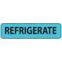Label Paper Removable Refrigerate, 1" Core, 1 1/4" x 5/16", Blue, 760 per Roll